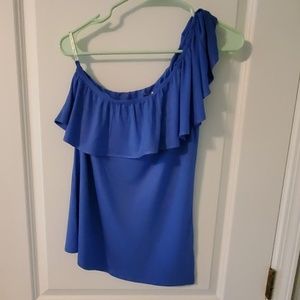 Lilly Pulitzer One Shoulder Top Size Medium